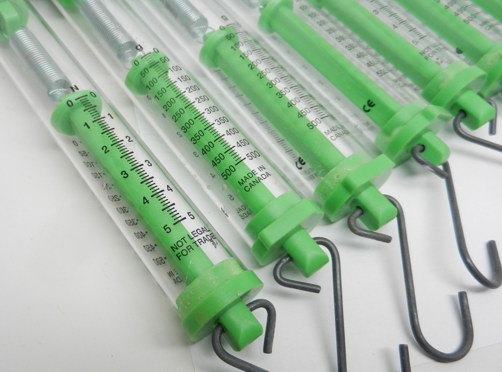 10pc Lot Pull Spring Tubular Scale 500g/5N Capacity Physics Education Mechanical