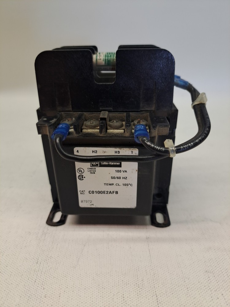 Cutler Hammer  C0100E2AFB D Dry Type, Ventilated Distribution Transformer  USED