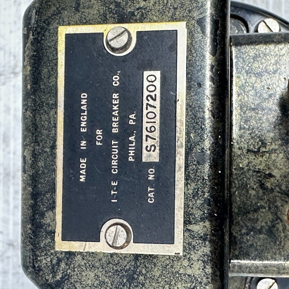 ITE S76107200 Panel Board AC Voltmeter 0-600V Made in England