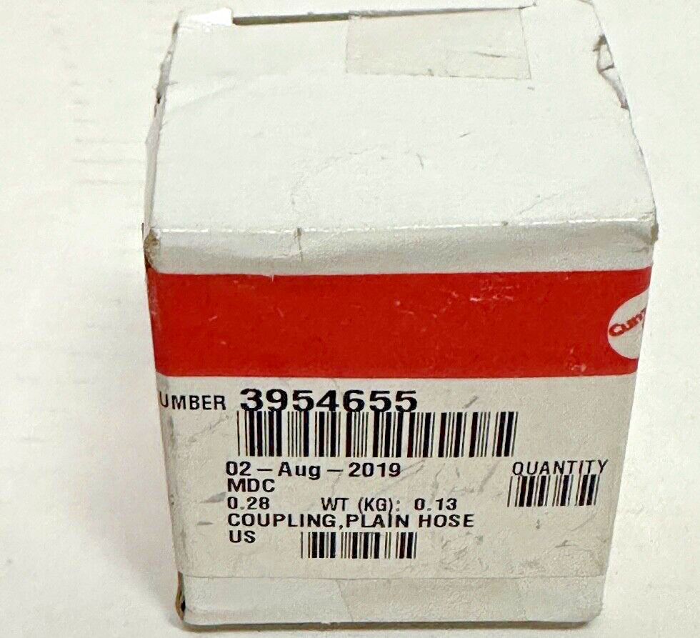 CUMMINS COUPLING, PLAIN HOSE 3954655 OEM