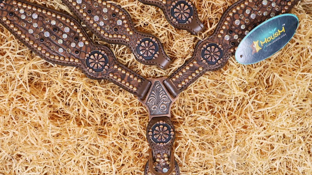 Headstall & Breast Collar Tack Set for Horse