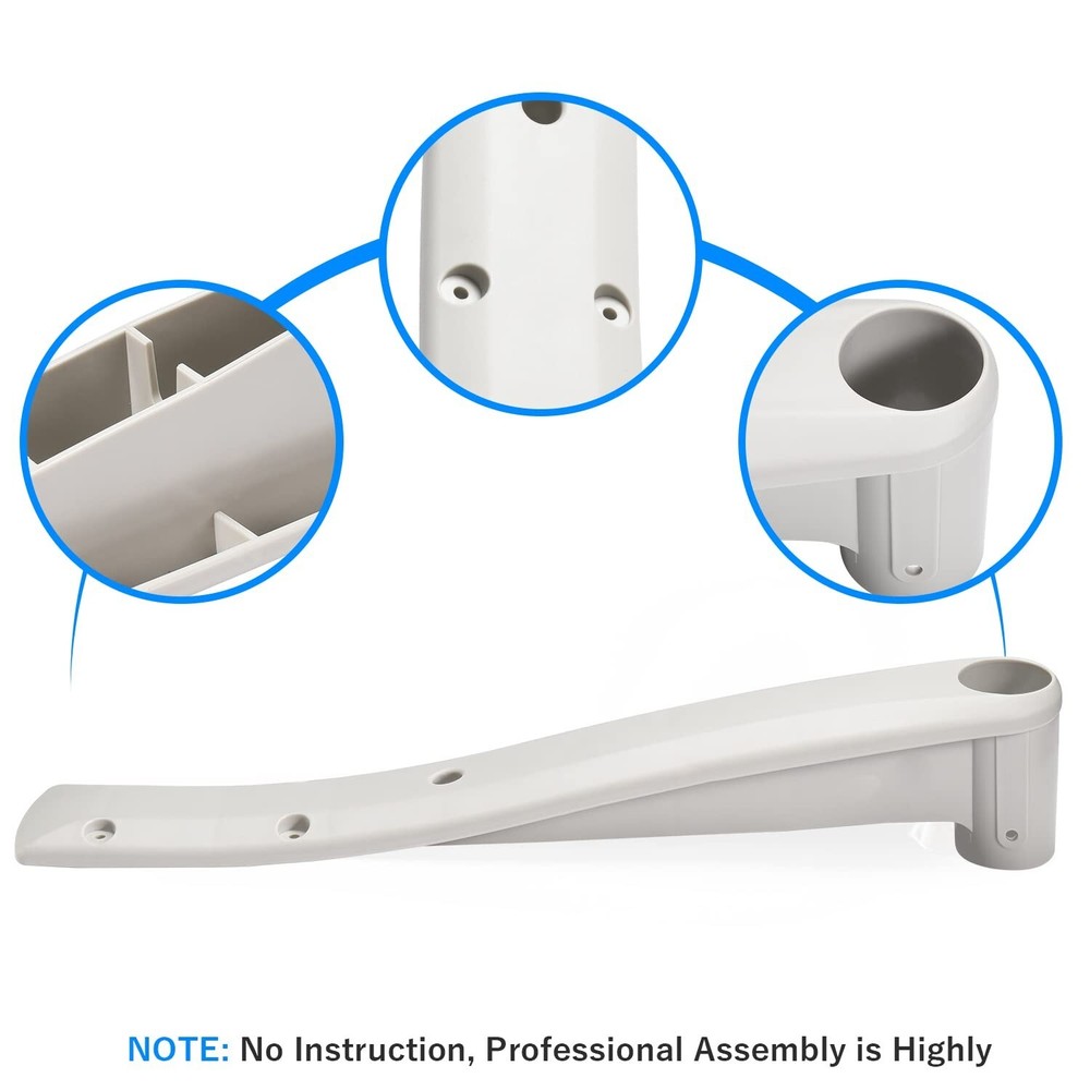 Deck Support 160-0001PG for Above Ground Swimming BiltMor ladders or Pool Ste...