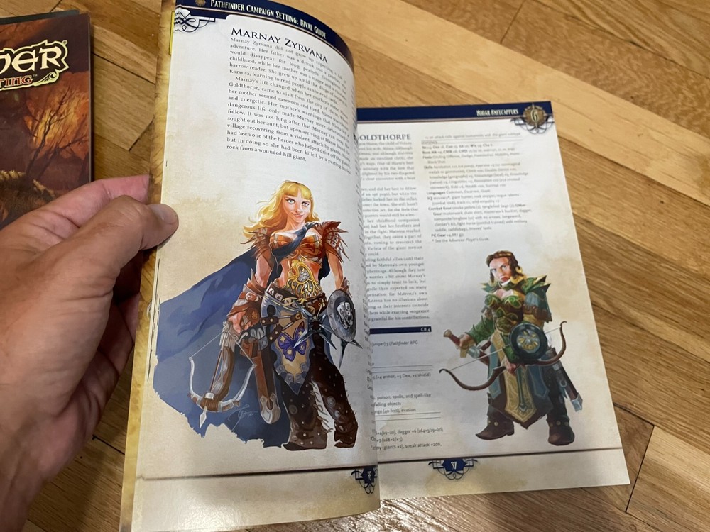 Pathfinder Campaign Setting Rival Guide RPG D&D 3.5 D20