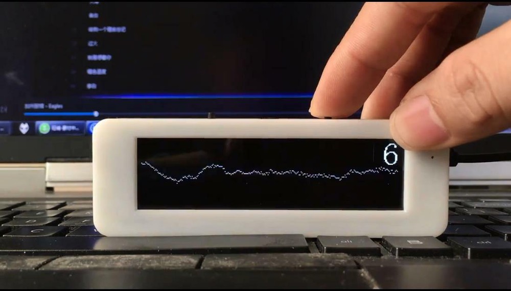 3.12" OLED Music Spectrum Display Analyzer Audio Level Indicator rhythm VU Meter