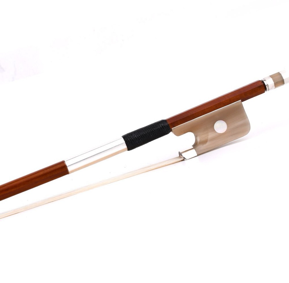 E.Sartory Copy Master Pernambuco Cello Bow 4/4 White OX Big eye Frog Silver Fast