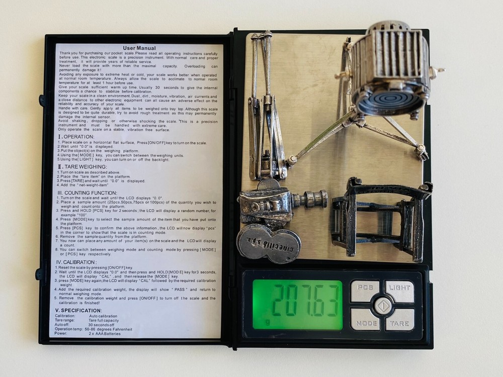 800 silver miniature - film set - lighting camera chair