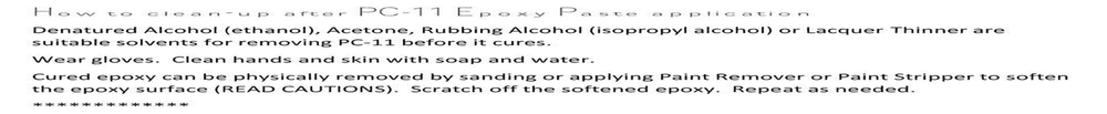 Pc-Products PC-11 Epoxy Adhesive Paste, Two-Part Marine Grade, 1/2Lb in Two Cans