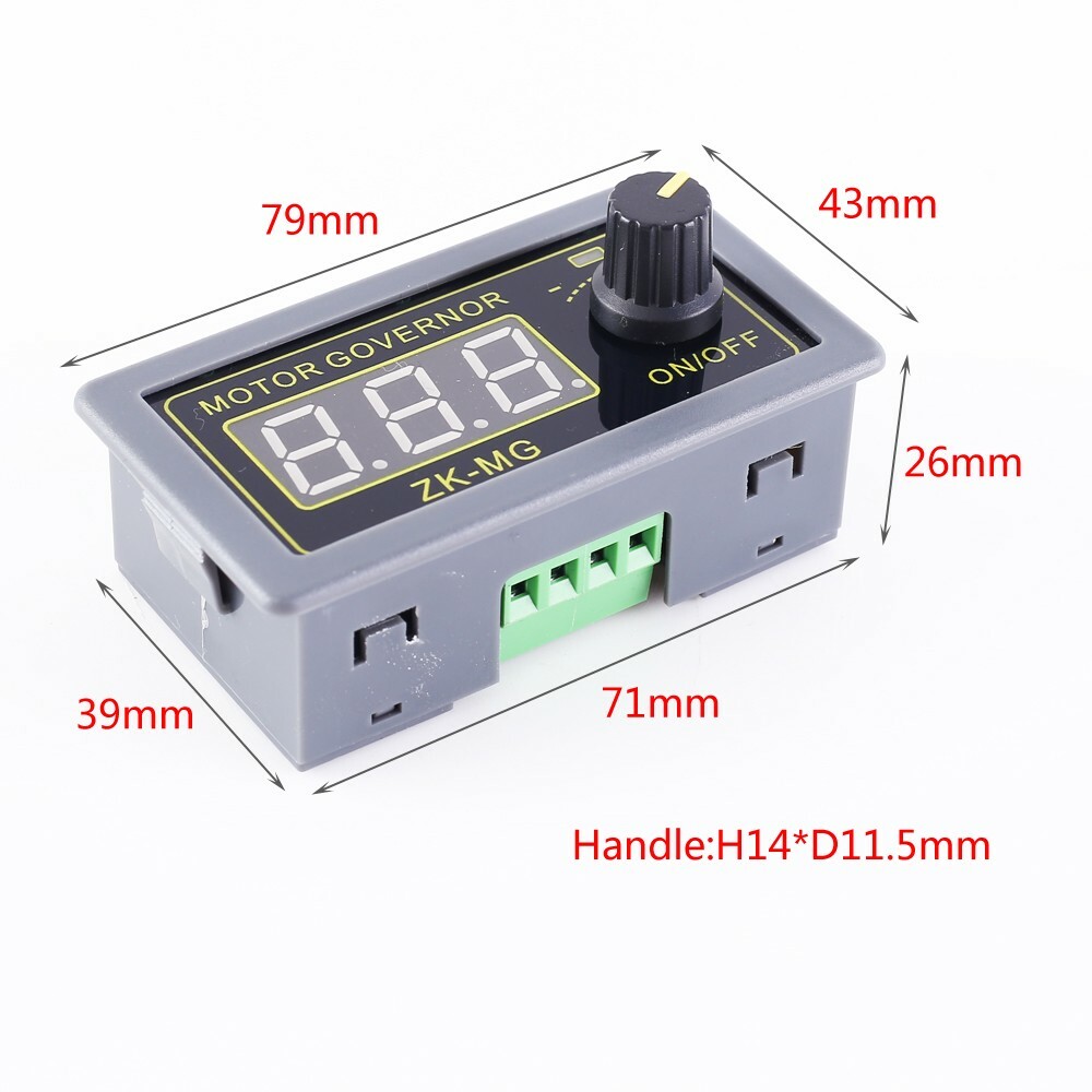 2X 5-30V Voltage Regulator Motor Speed Controller PWM Frequency Duty Cycle LED