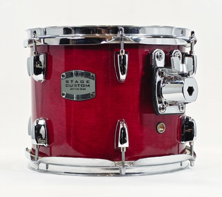 Yamaha Stage Custom All Birch Shell 10" Tom -Cherry Red Lacquer Finish