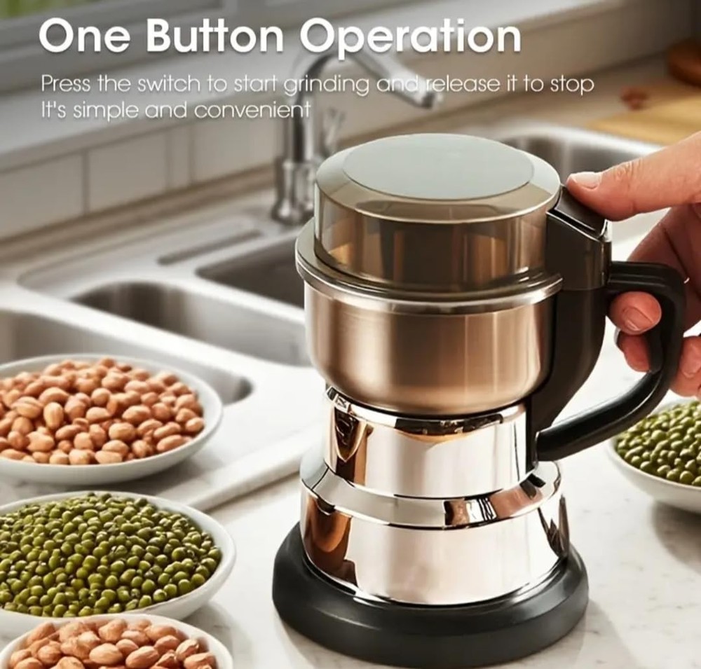 spice grinder electric，Electric Coffee and Spice Grinder, Multi-Function Pulv...