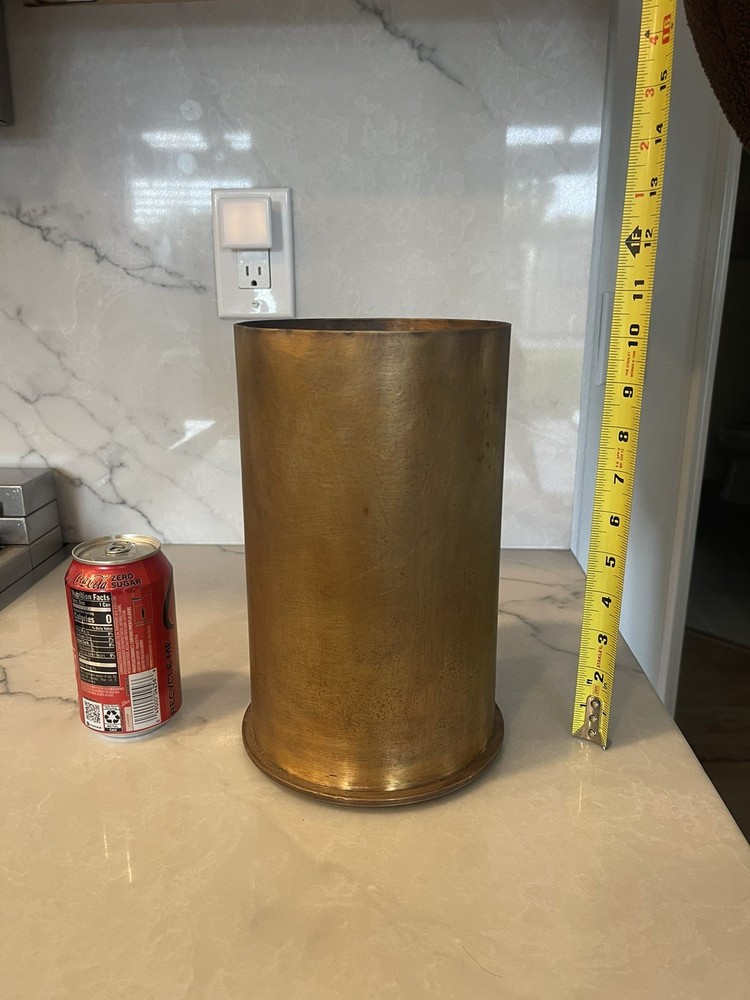 Ww2 Japanese Trench Art rare Huge  Shell