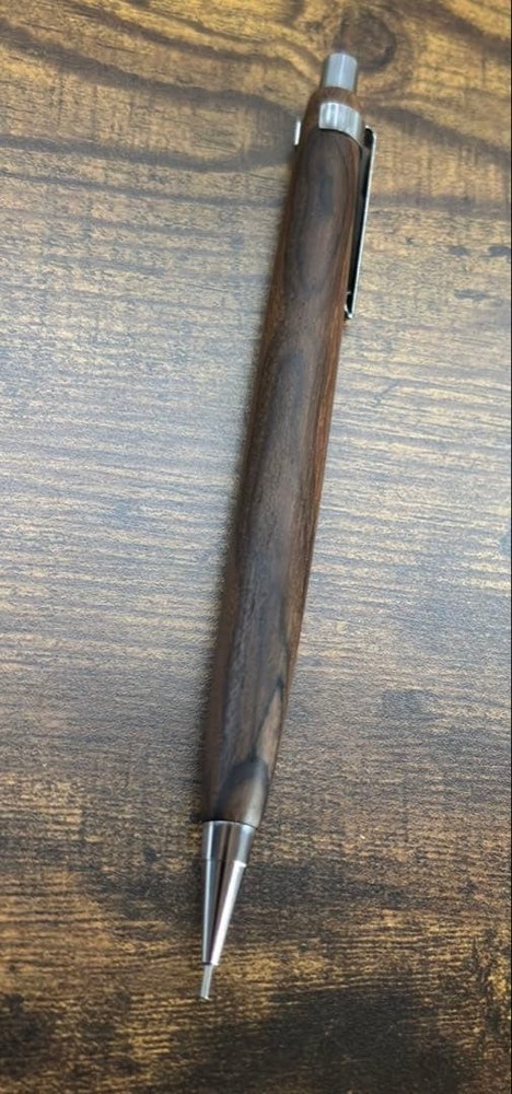 HBK Handmade Black Persimmon Mechanical Pencil #5b3027