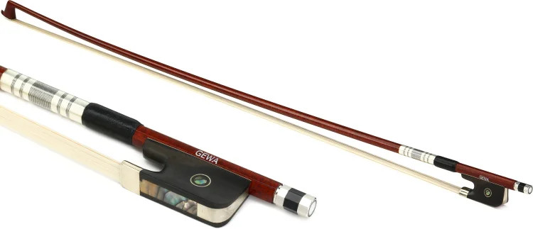 GEWA Carbon Pernambuco Hybrid Viola Bow, Full-lined Nickel - 4/4 Size