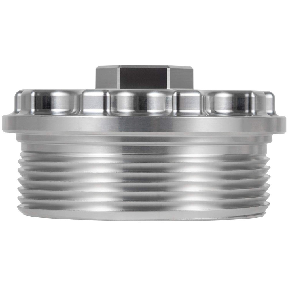Camoo Fuel Filter Cap With Pressure Port 1 pcs, Silver + Fitting