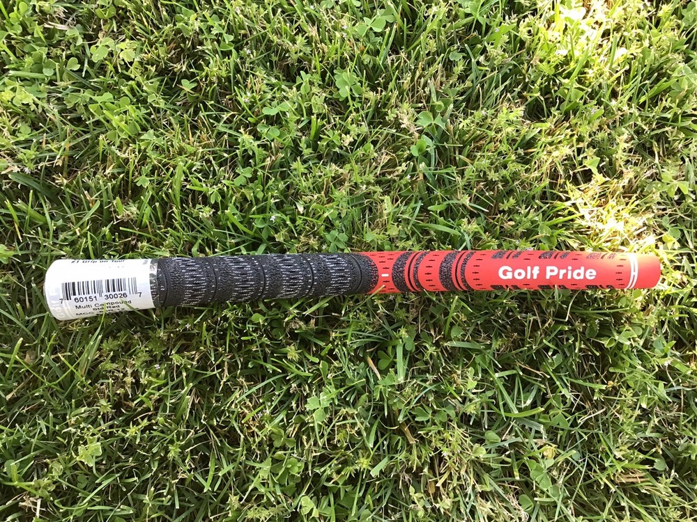 SET OF 13 Golf Pride Standard Decade Multi-Compound Grip - Red/Black