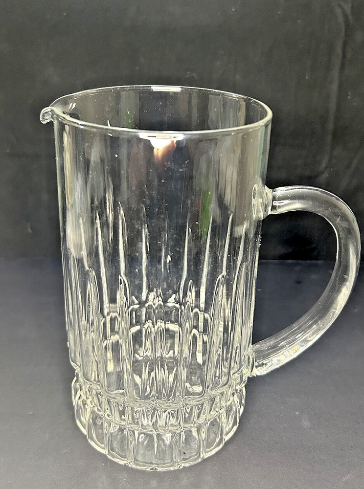 Clear Glass Pitcher Iced Tea Cold Beverages Light Weight 48oz