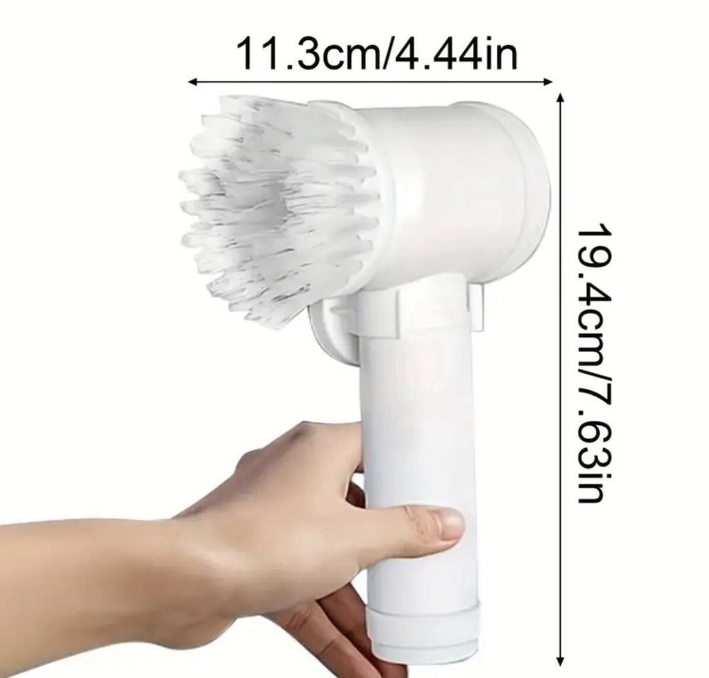 Handheld Folding Electric Cleaning Brush Wireless Portable Dish Set
