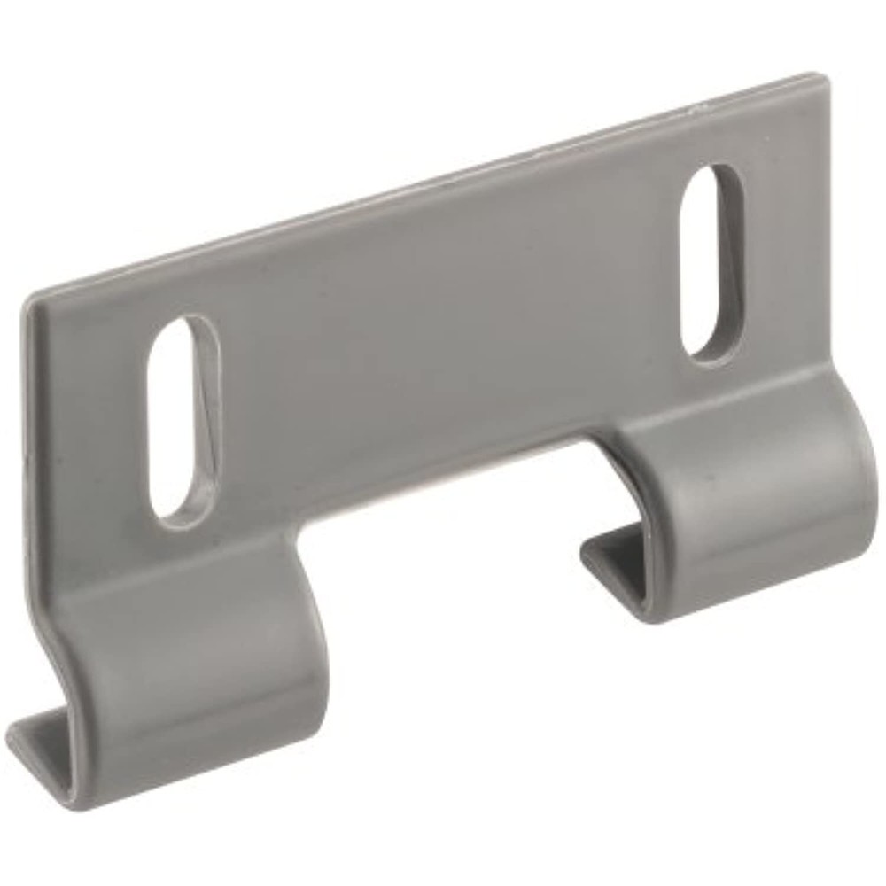 Slide-Co 193659 Shower Door Bottom with Hook Guide, (2-pack),Gray