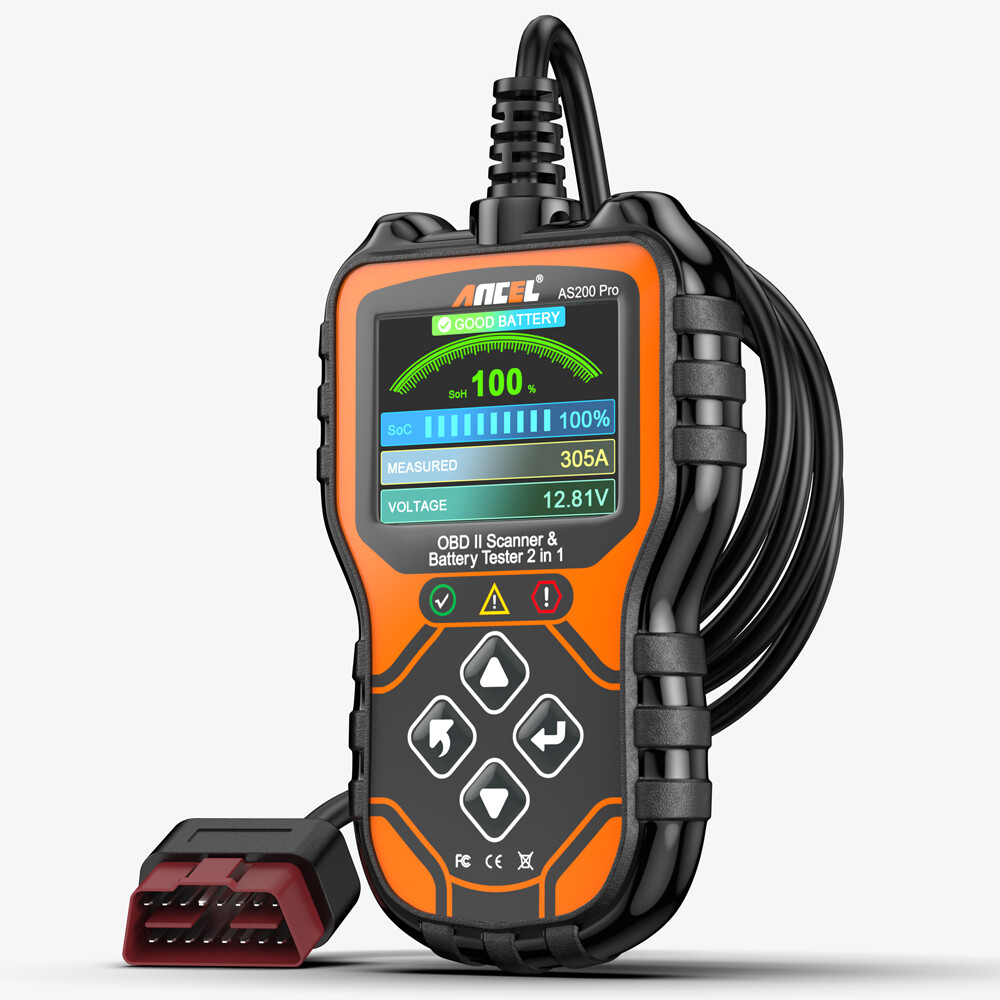 ANCEL AS200 PRO OBD2 Scanner Code Reader OBD II Car Diagnostic Tool Check Engine