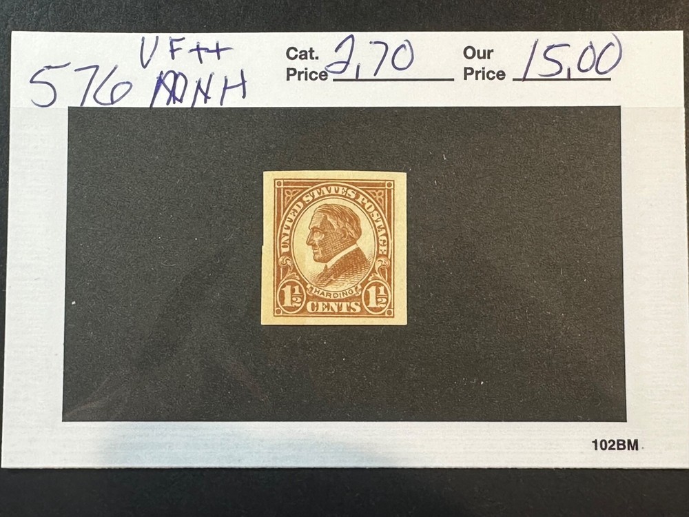 Scott #  576 MNH VF++        2024 Scott Catalogue Value $ 2.70