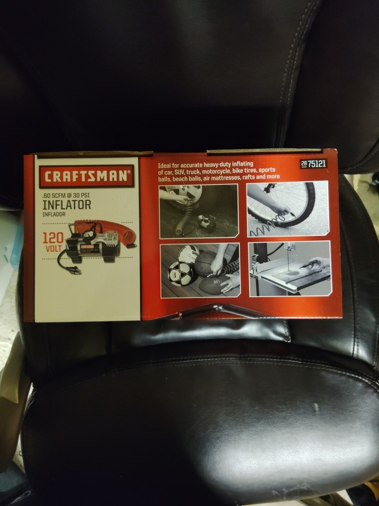 Craftsman 120V Inflator (Model # 75121), New Unopened