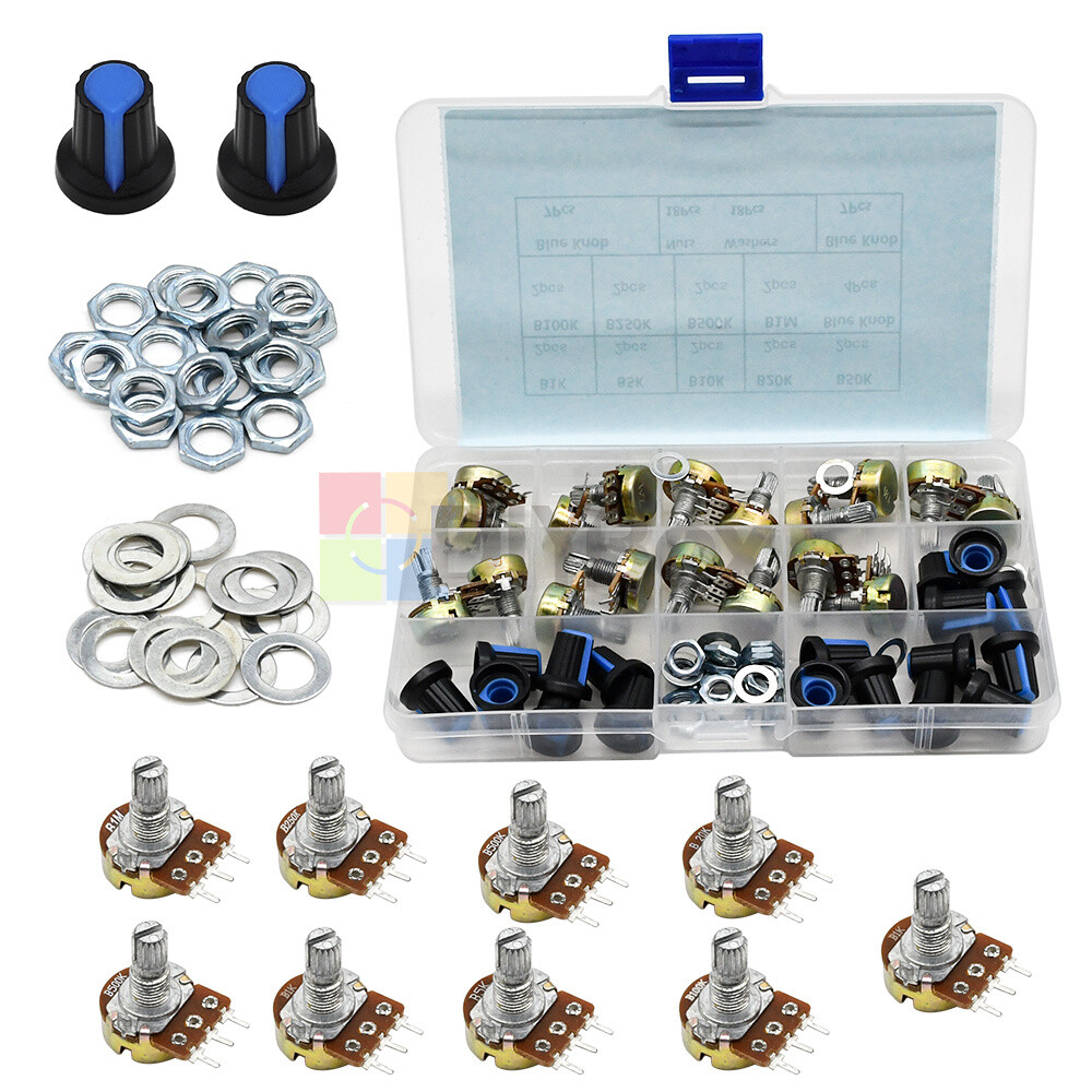 18/20/50/100PCS Potentiometer Adjustable Resistance 9/10 Specifications Package
