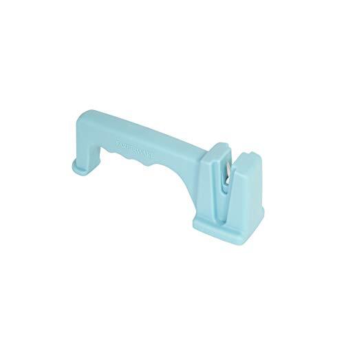 Farberware Edgekeeper Tabletop Kitchen Knife Sharpener, 7.5-Inch, Aqua