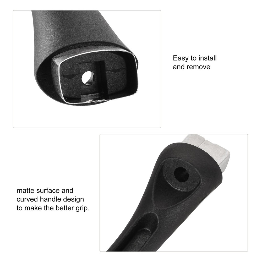 Nonstick Pan Handle Stainless Steel Handle Black 200mm/7.8"