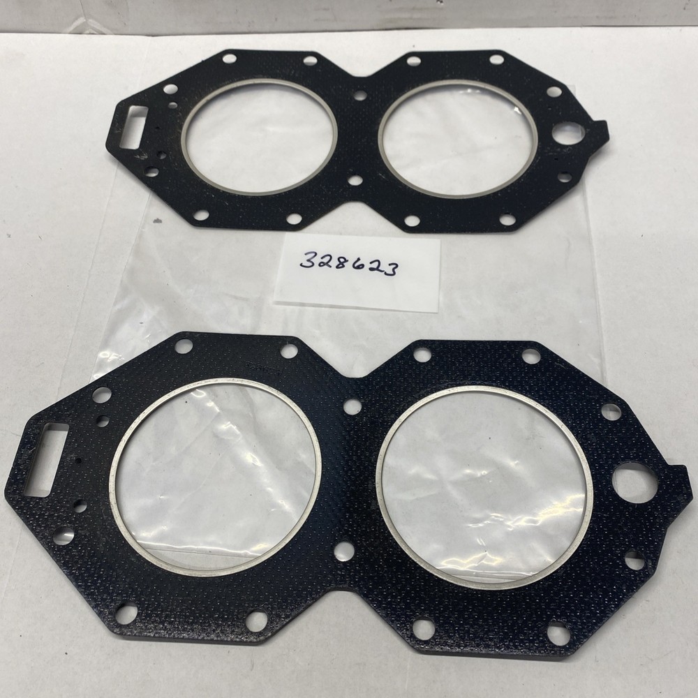 TWO OMC Johnson Cylinder Head  Gaskets  328623  BG-24