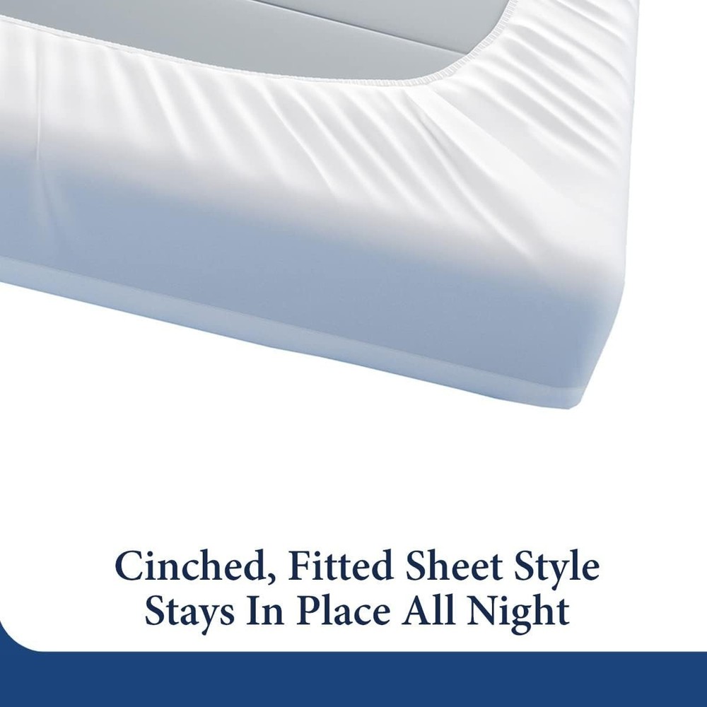 Luxury Mattress Protector - Blend of Rayon Derived from Bamboo - Master Bedro...