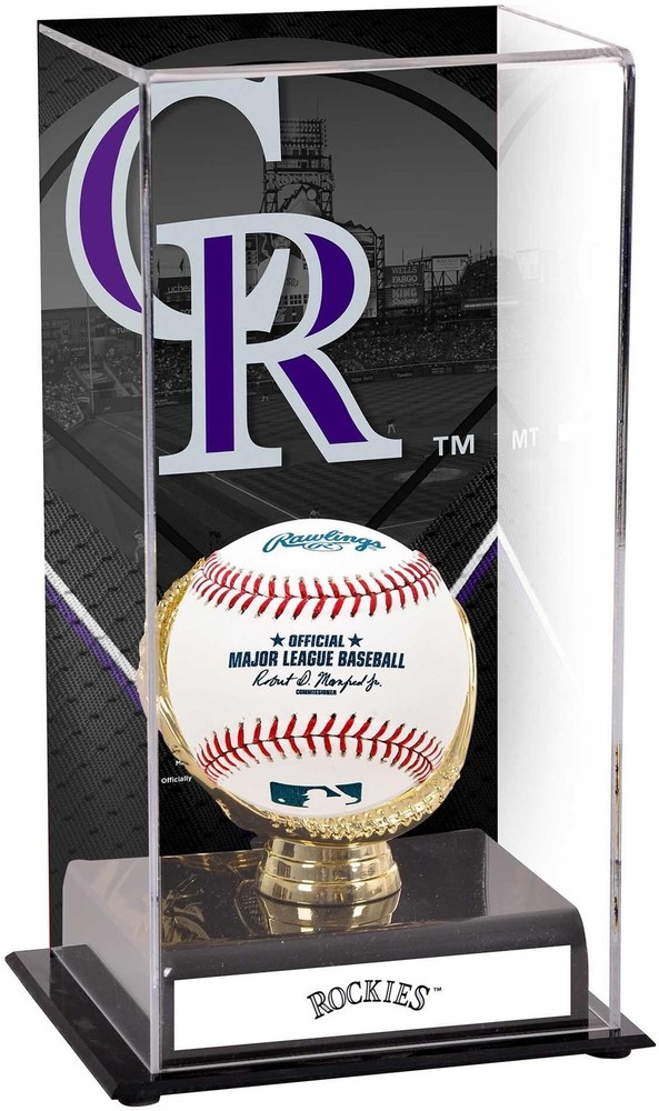 Colorado Rockies Sublimated Display Case with Image