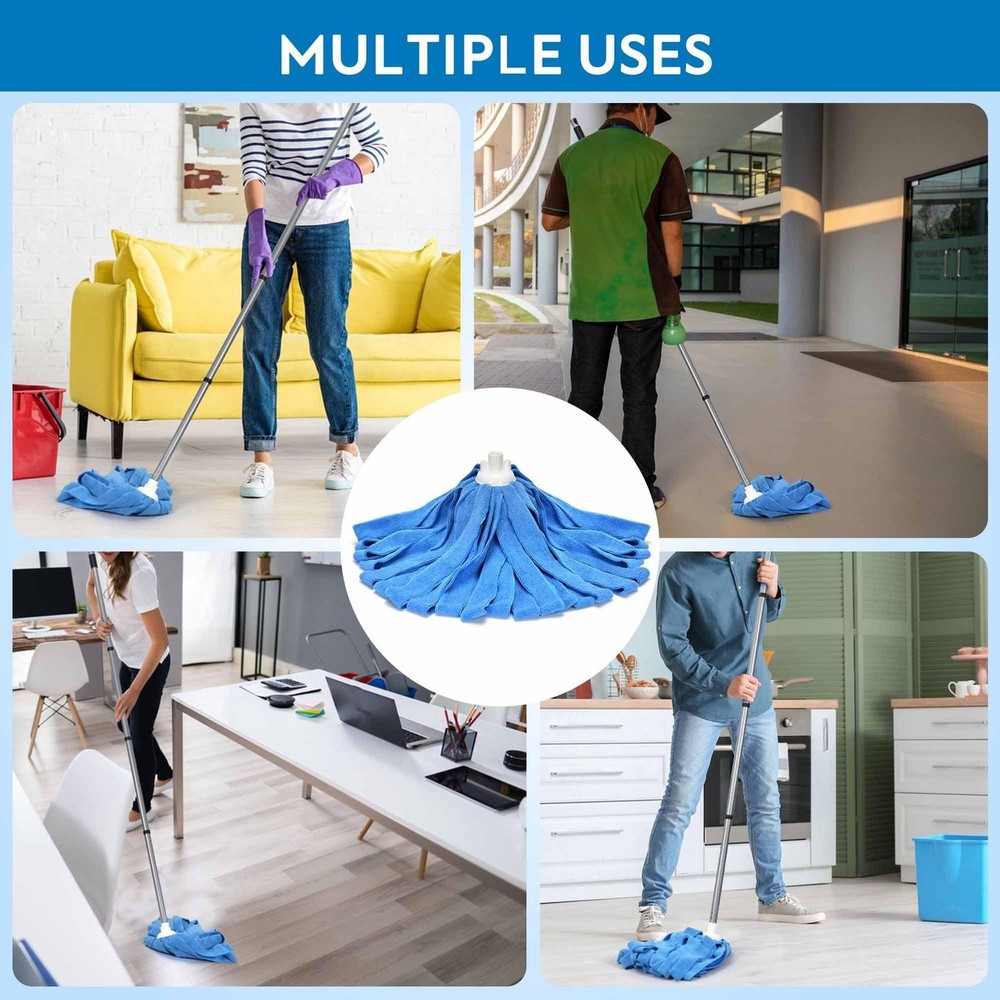 Matthew Microfiber Cloth Mop Compatible with Ceda Microfiber Cloth Mop Refill...