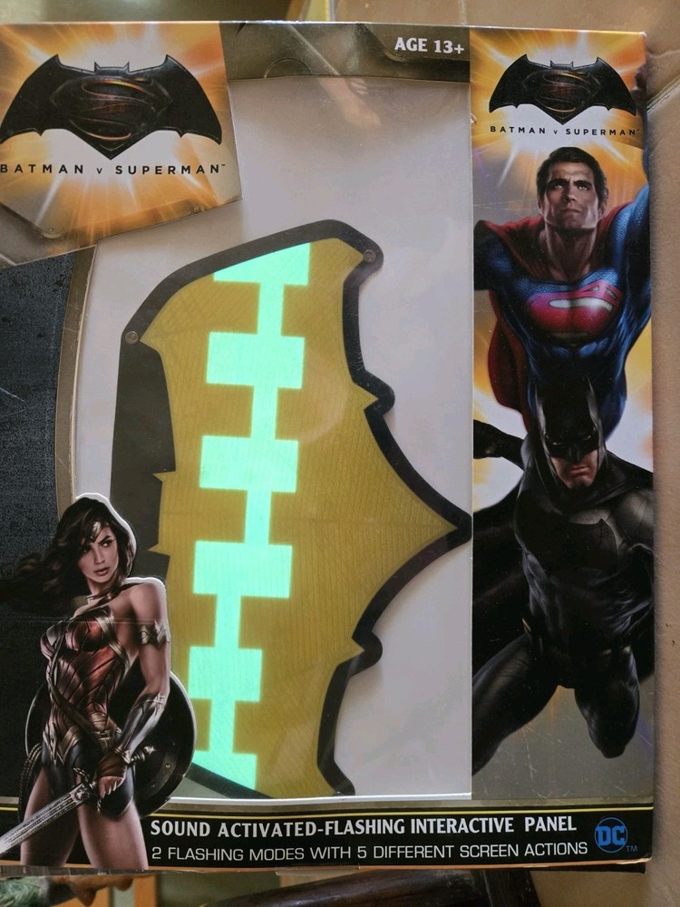 Batman V Superman Sound Activated Flashing Interactive Panel