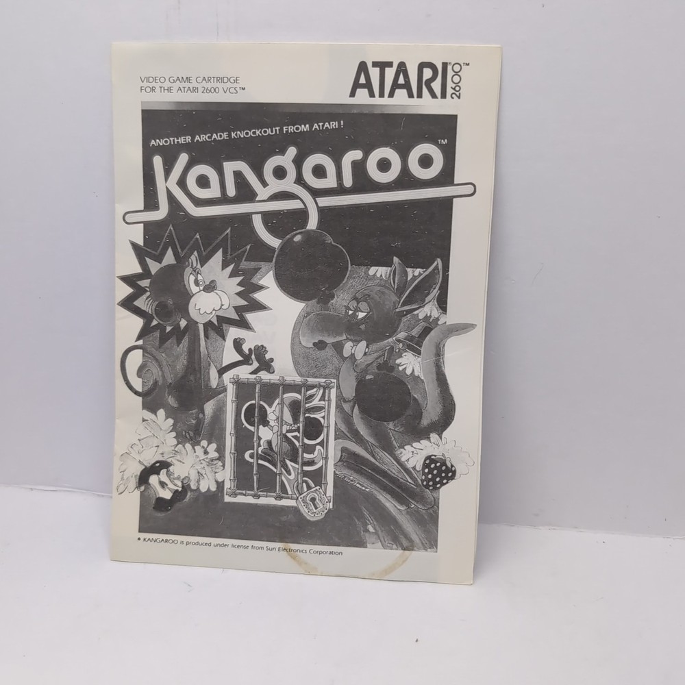 Atari 2600 Kangaroo Instruction Manual