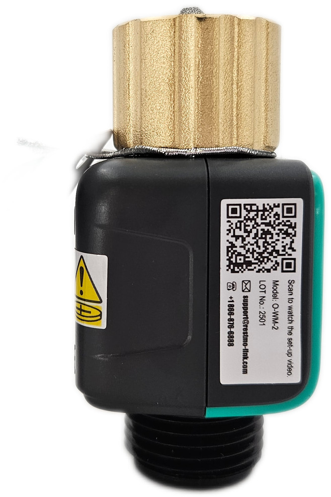 Restmo Water Flow Meter Brass Inlet Metal Thread O-WM-2