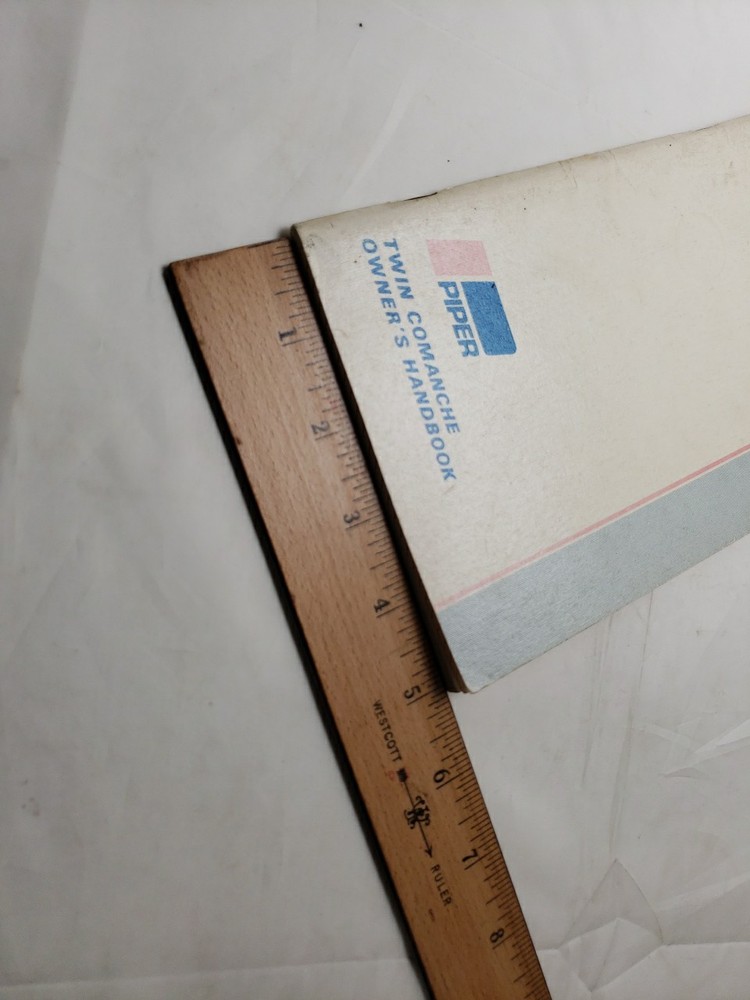 Piper Twin Comanche PA-30 owners handbook