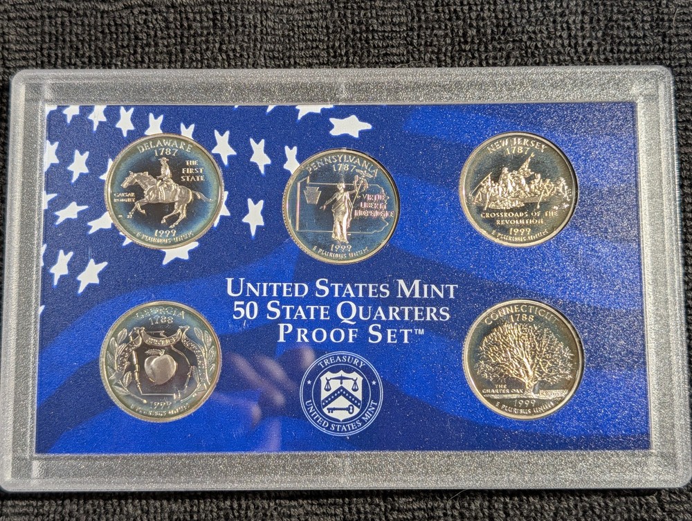 1999 US Proof set OGP COA