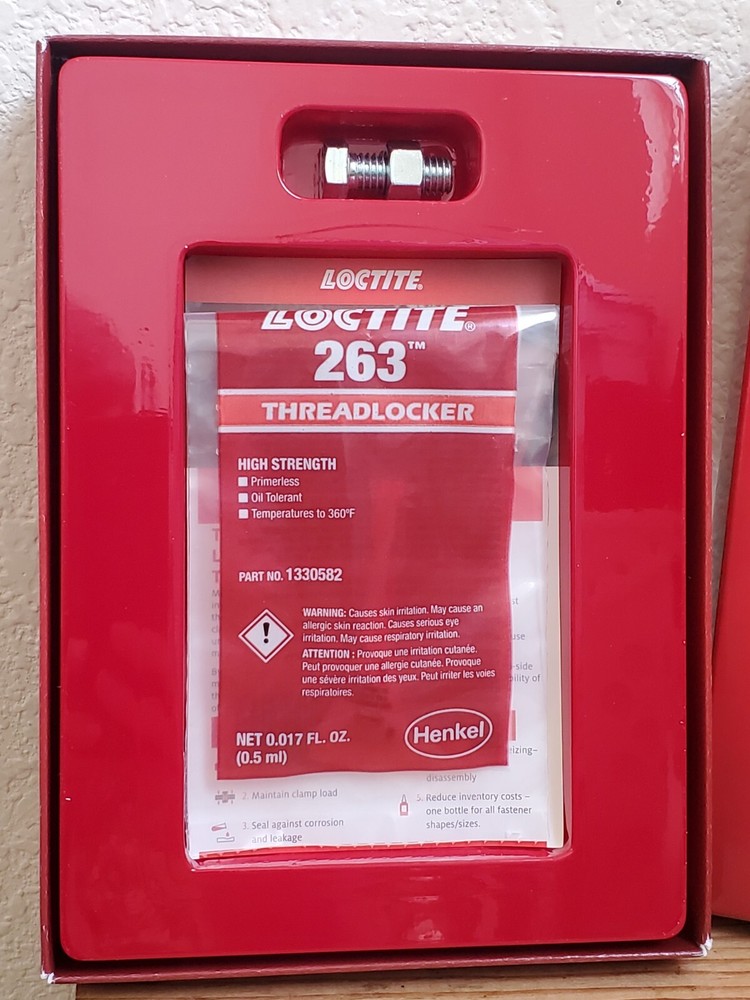 Loctite 263 Bolt Red Hi-Strength Permanent Threadlocker .5 ml