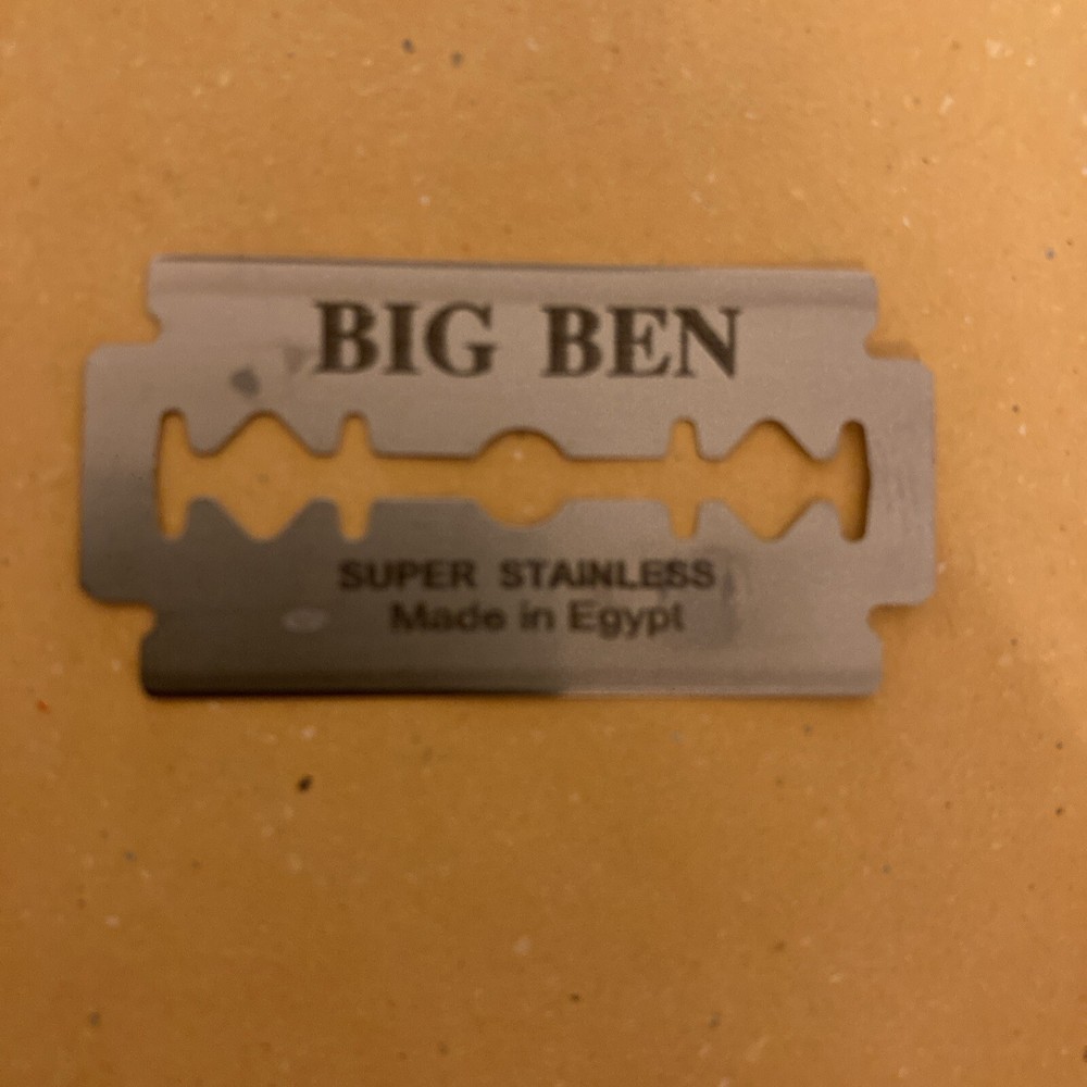 5 Double Edge Razor Blades, Big Ben Classic