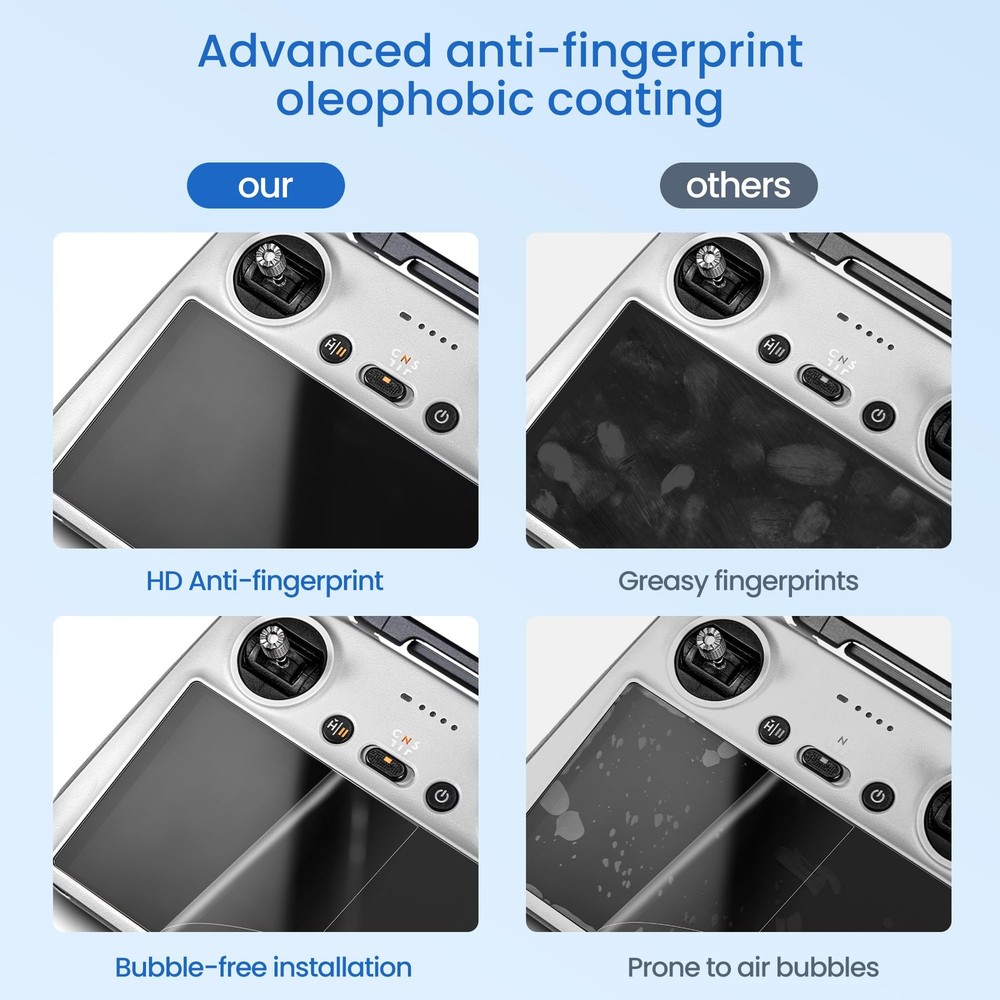 Mini 5 pro Screen Protector for DJI RC2/RC Controller, HD Tempered Glass Scre...
