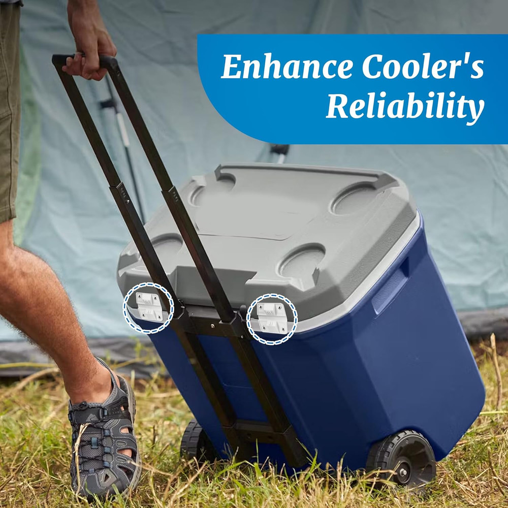 Cooler Hinges Replacement Kit Compatible with Coleman, 4 Pack Plastic Cooler ...