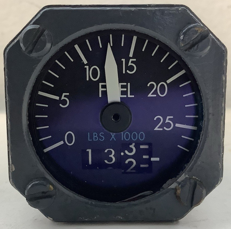 Simmonds Precision Primary Fuel Quantity Indicator Gauge 393090-101