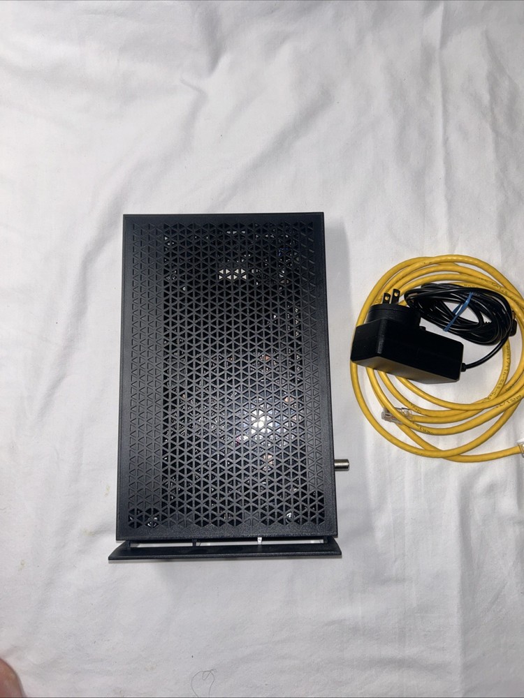 NETGEAR AC1750 C6300v2 Wi-Fi DOCSIS 3.0 Cable Modem Router Bundle With Cables