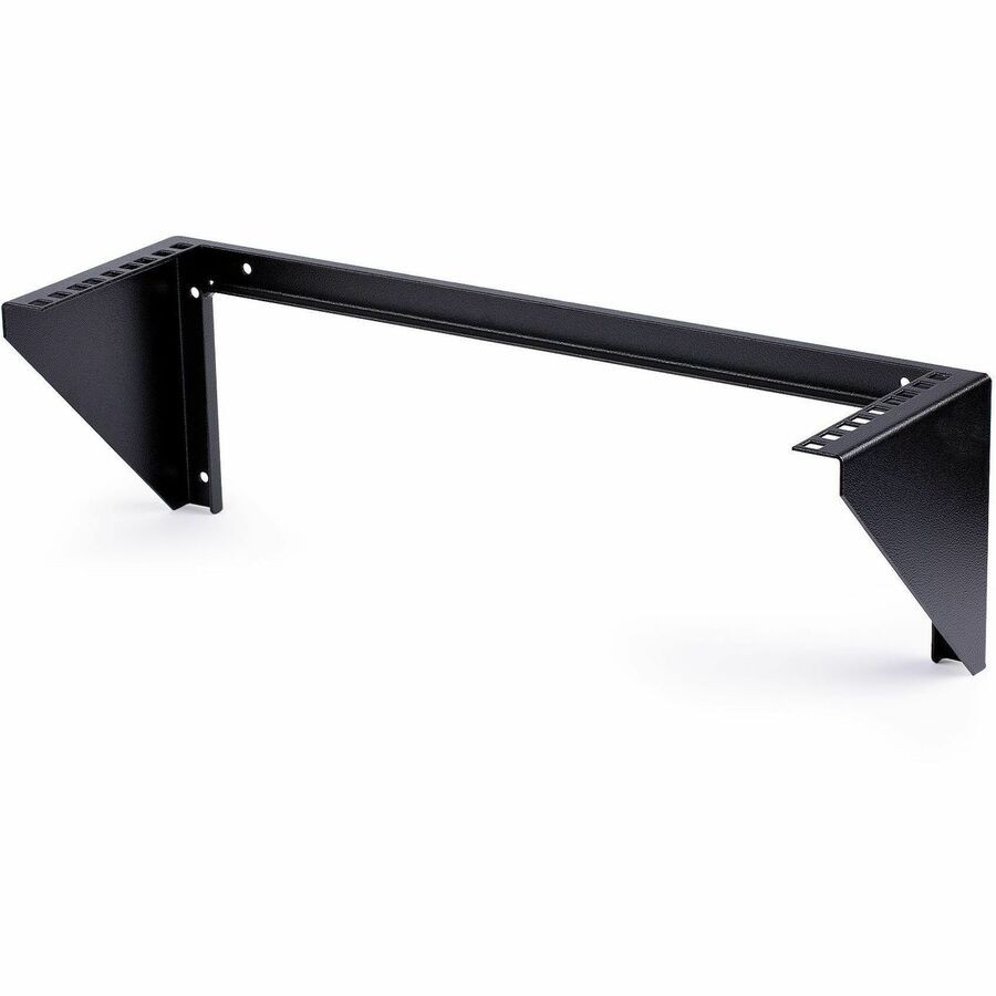 StarTech 3U 19in Steel Vertical Wall Mount Equipment Rack Bracket - Black