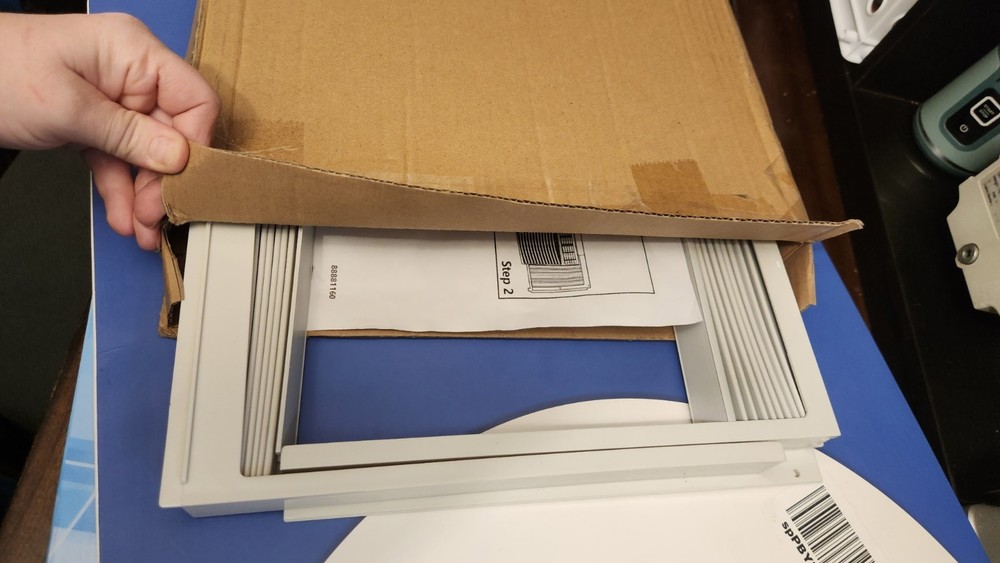 Universal Window AC Side Curtain & Frame Replacement Panel – Single (1) – New