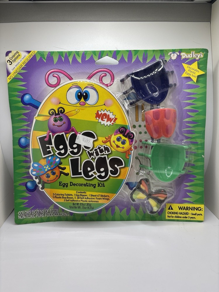 Eggs with Legs Egg Decorating Kit Bug Legs Paper Magic Group Easter