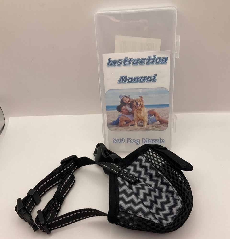 Dog Muzzle, Air Mesh Breathable Muzzle for Small Sized Dogs- New Open box
