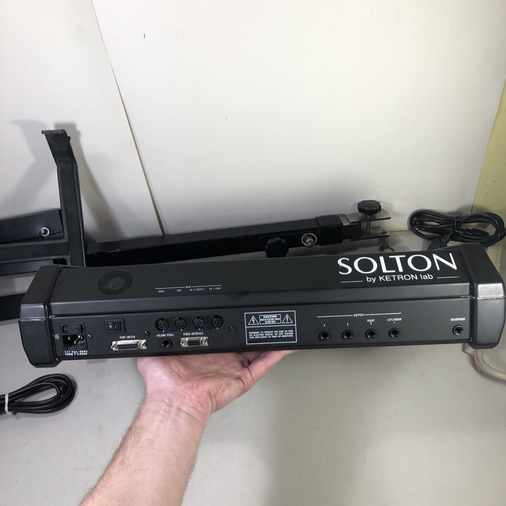 KETRON Lab Solton MS40 MIDI Module Arranger Sequencer Module Working W/ Stand