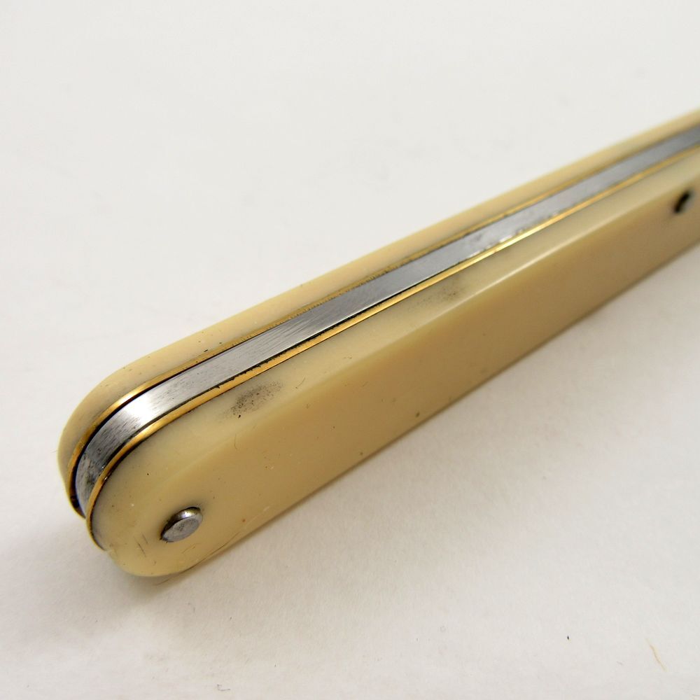FOLDING POCKET KNIFE | Alabaster Fruit Harvest Sampler Folding Knife w/ Sheath