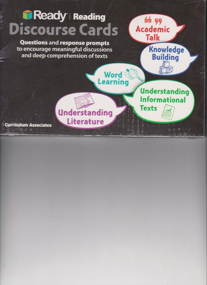 Ready Reading Discourse Cards